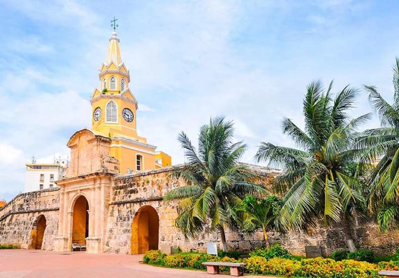 بيت للعطل 7Esp-4 Casa De 7 Habitaciones Con Piscina Y Wifi En El Centro Historico Cartagena